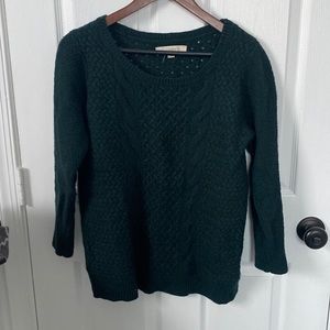 Dark green Loft sweater